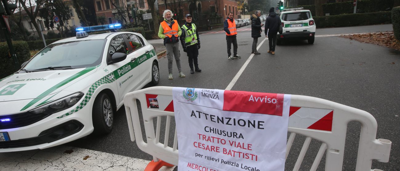 Monza incidente probatorio incidente mortale viale Battisti - foto Radaelli