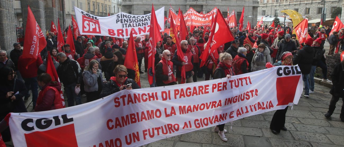 Lo sciopero generale a Monza