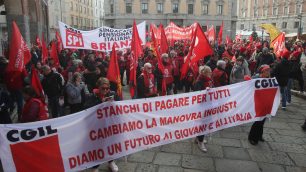 Lo sciopero generale a Monza