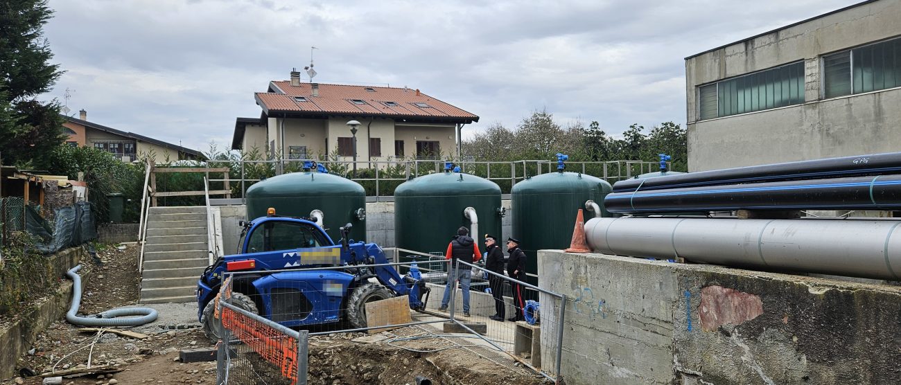 Brianzacque cantiere Arcore Lesmo