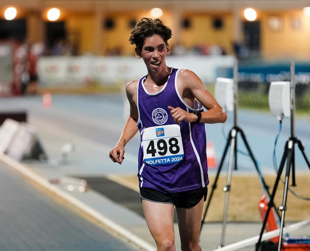 Atletica Vidal Nicolò PBM Bovisio ai campionati italiani 2024