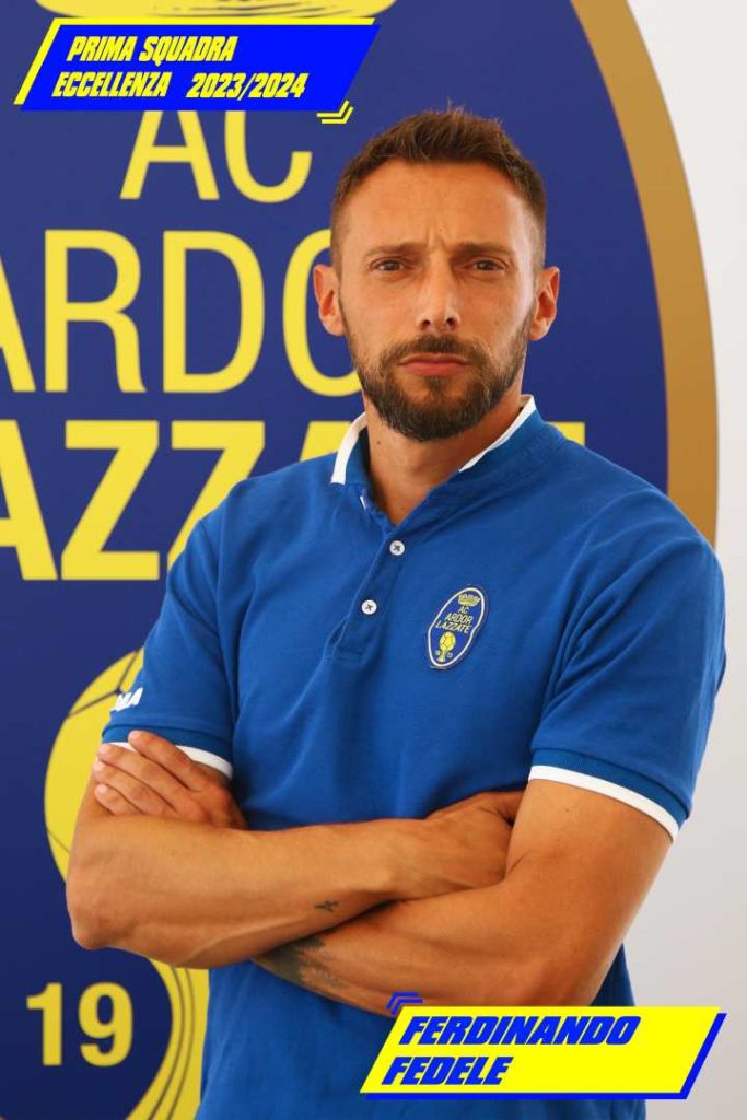Calcio Eccellenza Ferdinando Fedele all. Ardor Lazzate