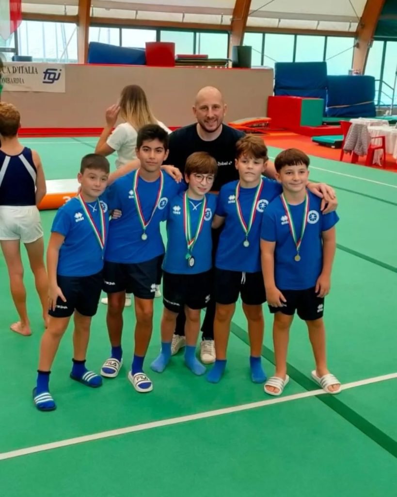 Ginnastica Sampietrina allievi a Cassano d'Adda
