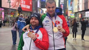 Maratona New York autismo Jaki e Frank Asd Silvia Tremolada