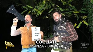 Cogliate Brumotti Striscia la Notizia