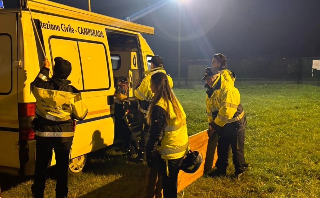 La Protezione civile di Lesmo, Camparada e Correzzana all'esercitazione