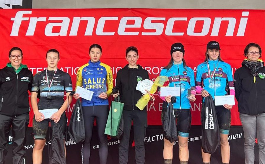 Seregno Ciclocross Peruta Sara seconda da sinistra - credit: Federciclismo-Lombardia