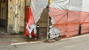 Vimercate principio d'incendio
