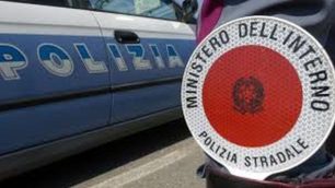 Una pattuglia della Polizia di Stato