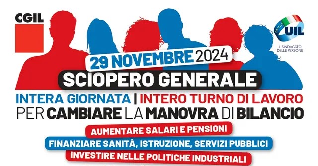 Sciopero generale 29 novembre