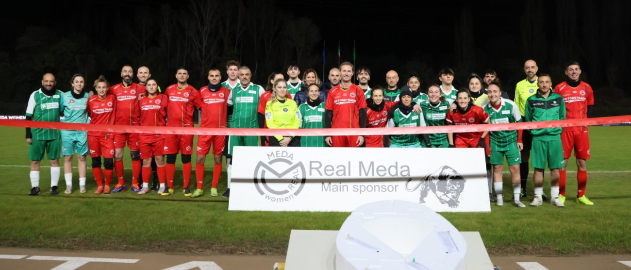 Calcio contro la violenza sulle donne Real Meda Regione Lombardia