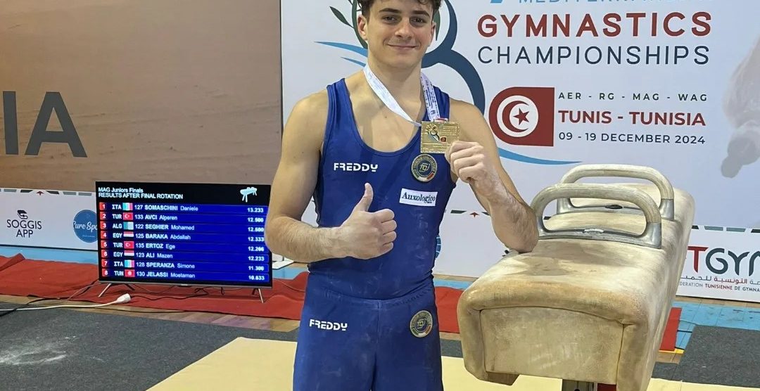 Ginnastica Sampietrina Somaschini Daniele a Tunisi