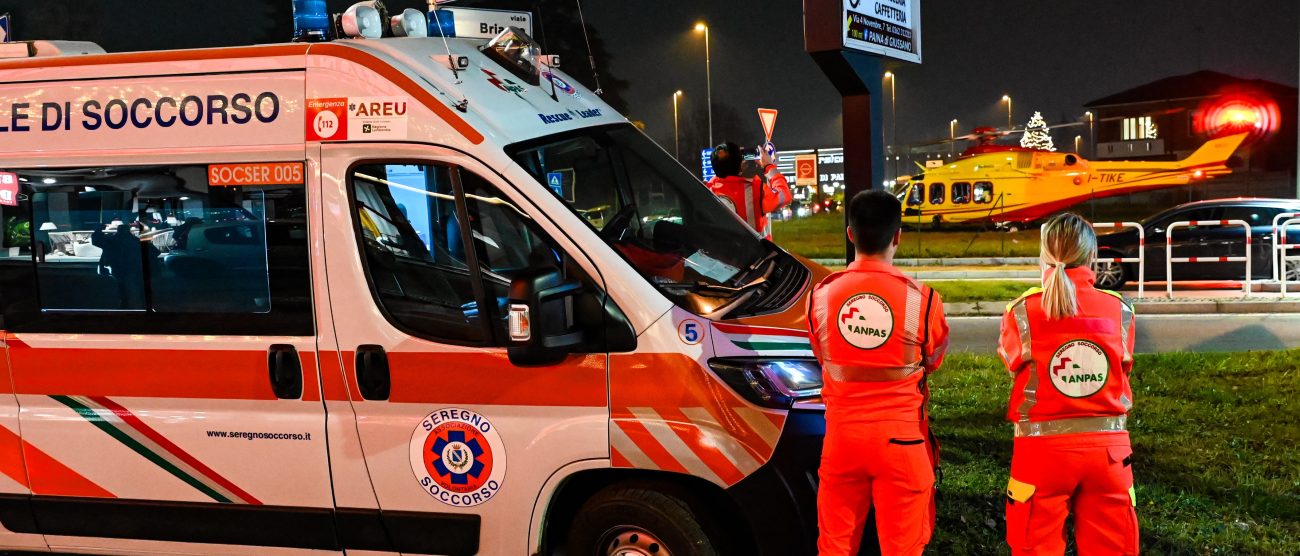 Giussano soccorso elicottero