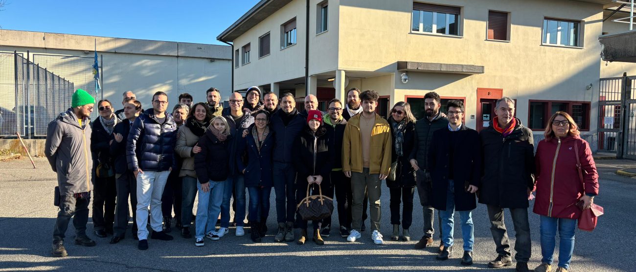 La delegazione al carcere di Monza