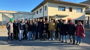 La delegazione al carcere di Monza