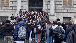 Monza studenti liceo Valentini - foto Radaelli
