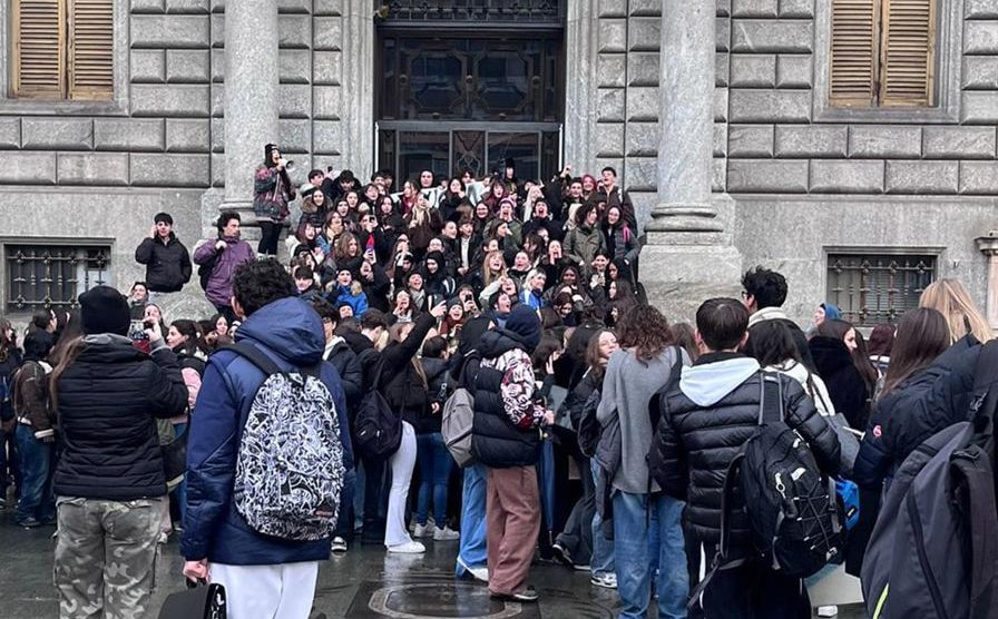 Monza studenti liceo Valentini - foto Radaelli
