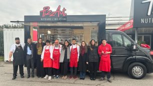 Monza progetto PizzAutobus il primo truck donato da Rovagnati