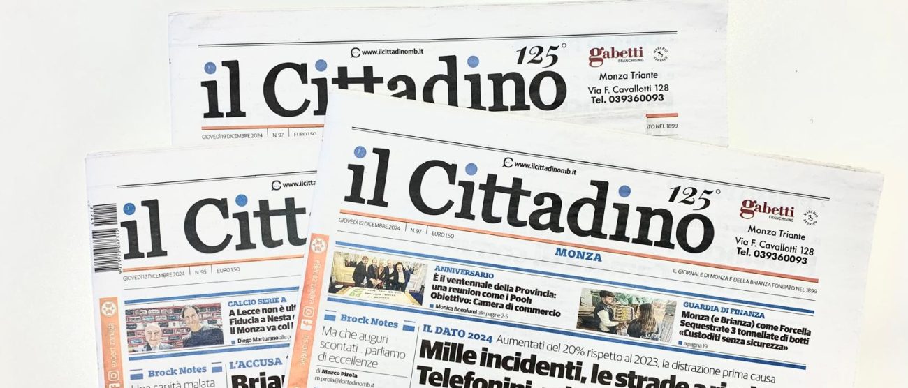 Testate il Cittadino giovedì