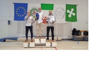 Tiro Arco Monza da sinistra Cecchetto Bottoni Marenghi 2024