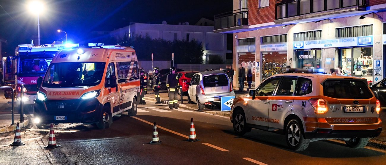 Giussano incidente via Garibaldi