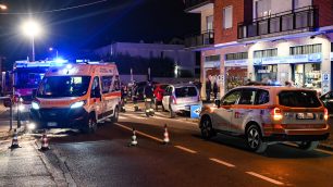 Giussano incidente via Garibaldi
