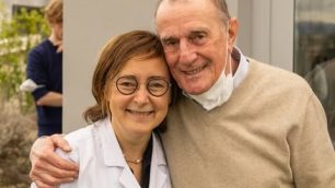 Adriana Balduzzi con Giovanni Verga