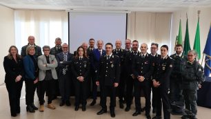 Foto di gruppo Polizia Provinciale MB