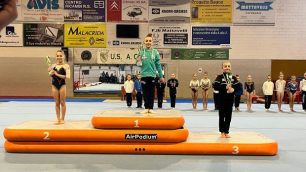 Ginnastica Casati da sinistra Mocioli Larissa Crivalli Melissa Zacco Rachele A3