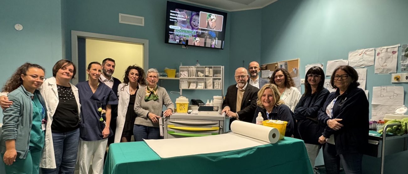 Fondazione IRCCS San Gerardo dei Tintori Monza ecografo portatile di ultima generazione per prelievi venosi ecoguidati su piccoli utenti