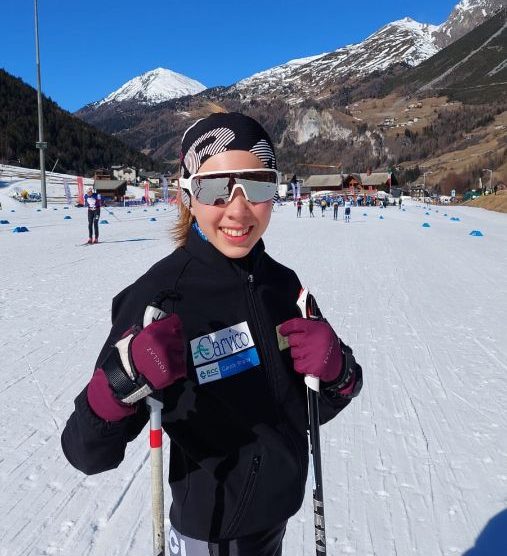 Seregno sci di fondo Broggini Lucia