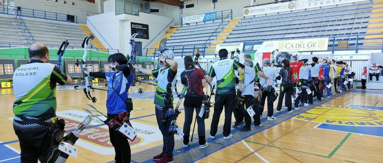 Tiro arco Arcieri brianzoli sulla linea di Tiro a Voghera 2025