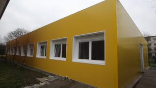 Monza container scuola media Bellani - foto Radaelli