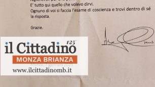 Lettera Adriano Galliani al Monza - www.ilcittadinomb.it