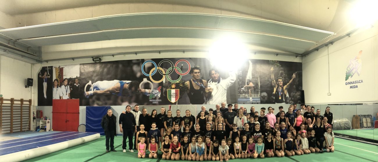 Meda murale ginnastica artistica