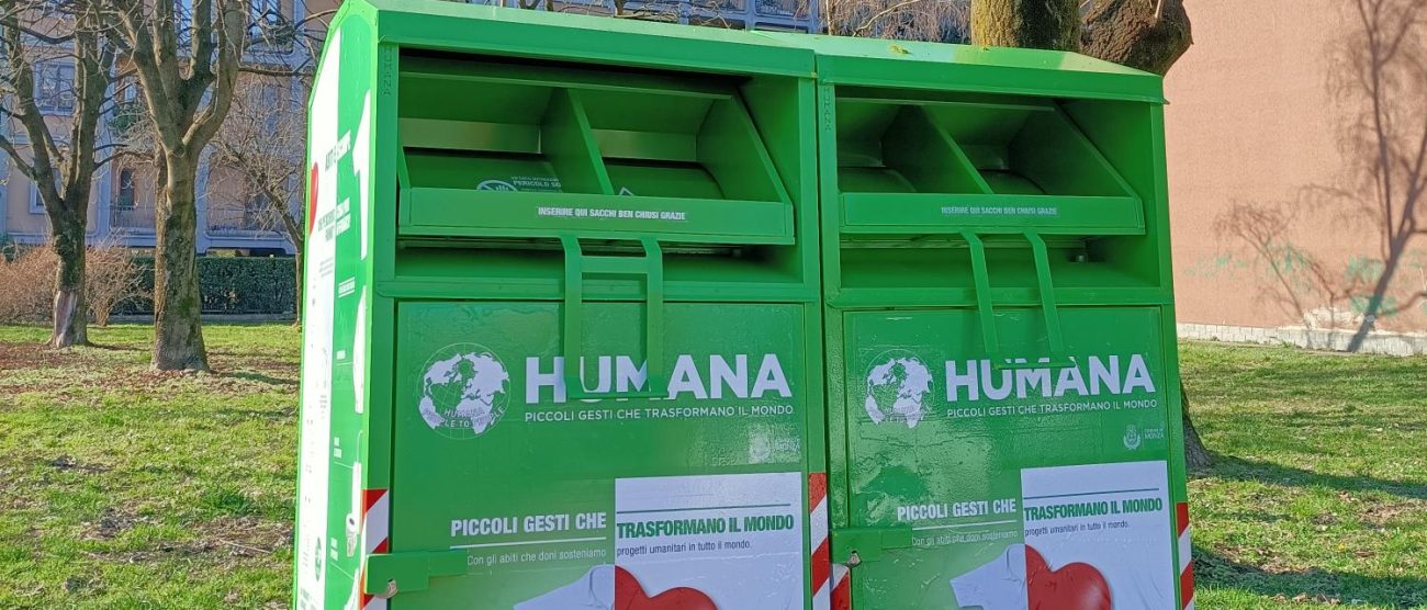 Monza raccolta tessile Humana