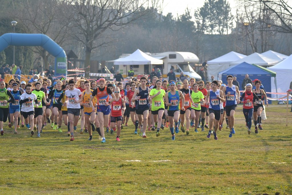 La partenza di una prova al Campionato brianzolo   di cross