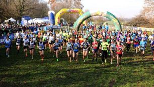 Cross per tutti Cinisello 2025 partenza di un gara - foto R.Mandelli/Fidal Milano
