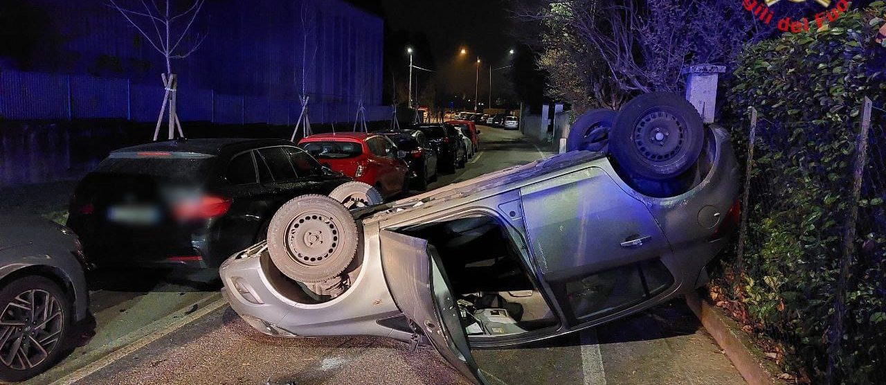 Renate incidente ribaltamento