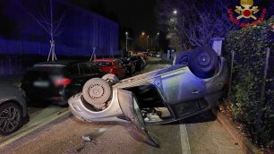 Renate incidente ribaltamento