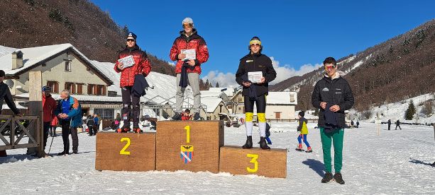 Sci di Fondo Mariani Carlo terzo in val Loana