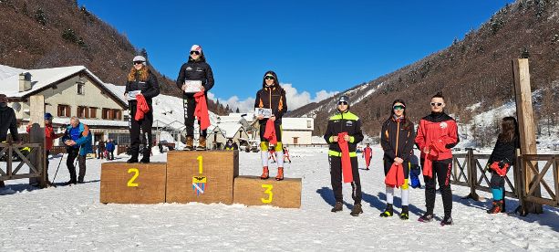 Sci di fondo Forzatti Arianna terza in Val Loana