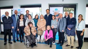 Lesmo Neri Marcorè visita Lega Filo d'Oro