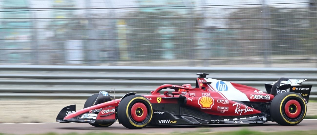 F1 Ferrari SF25 numero 16 Charles Leclerc in pista a Fiorano - foto Fabio Vegetti/ilCittadinoMb
