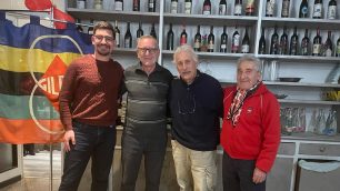 Arcore cena Registro storico Gilera foto gruppo