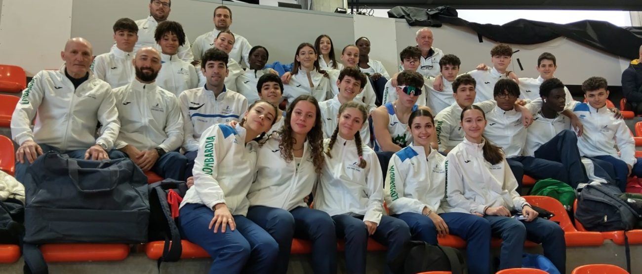 Atletica Leggera Viganò Edi 2a fila in alto è la terza da sinistra Selez.Lombardia FIDAL - foto Fidal