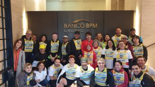 I rappresentanti del Gruppo Banca Akros alla Stramilano 2025