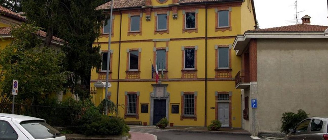 Il municipio di Briosco, sede dell'attività comunale