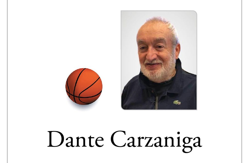 Basket epigrafe Dante Carzaniga