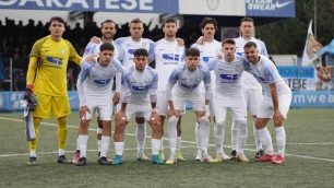 Calcio Folgore Caratese contro Ospitaletto